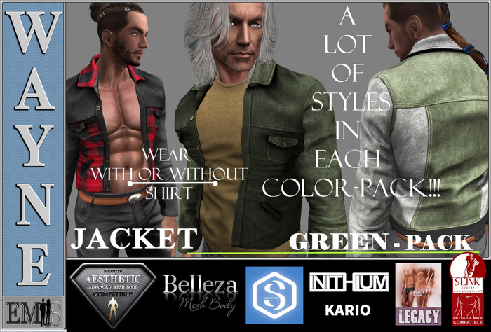 EMS - WAYNE JACKET - GREEN PACK