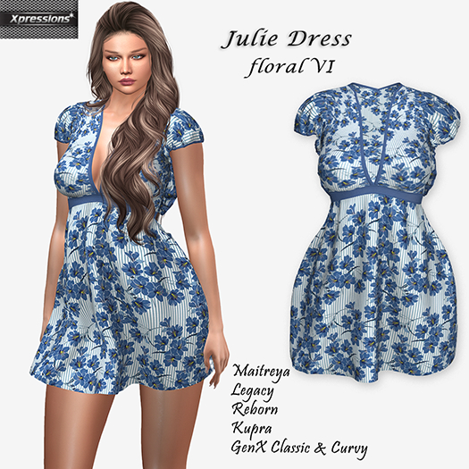 [Xprs] - Julie Dress Floral VI