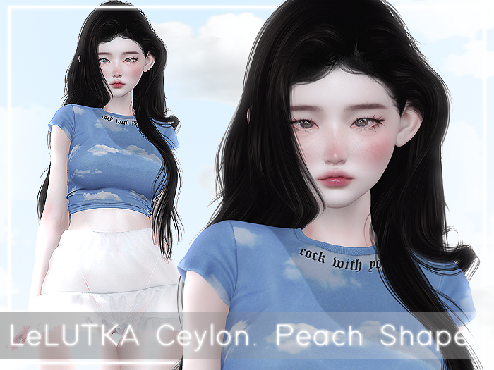 <3 LeLUTKA CEYLON Shape. Peach