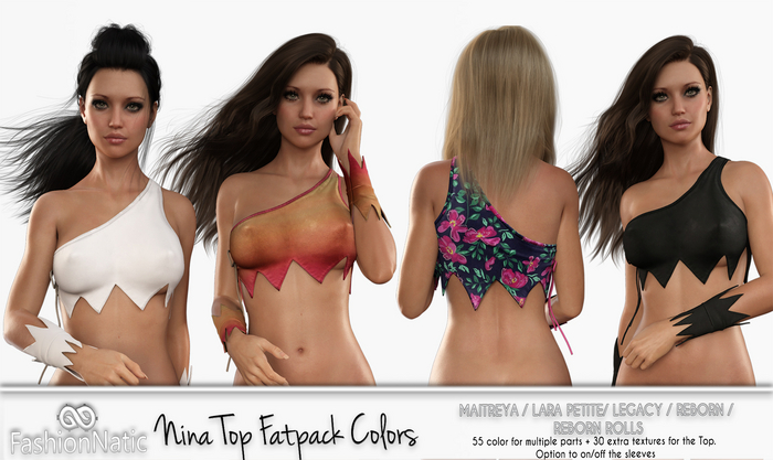 Nina Top Fatpack Colors - Maitreya Petite Legacy Reborn
