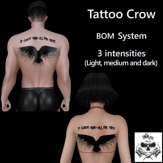 Tattoo Crow - Inkira Studio