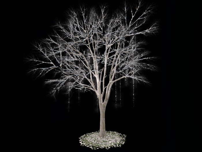 MC Winter Frost Sparkle Bare Tree