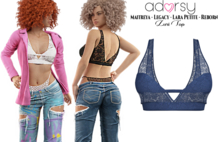 adorsy - Zuri Top Blue - Maitreya/Legacy/Lara Petite/Reborn-Juicy