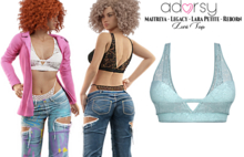 adorsy - Zuri Top Light Blue - Maitreya/Legacy/Lara Petite/Reborn-Juicy