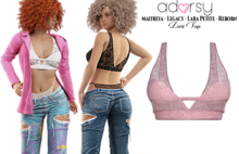 adorsy - Zuri Top Pink - Maitreya/Legacy/Lara Petite/Reborn-Juicy