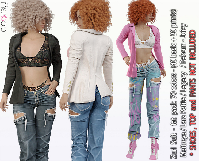 adorsy - Zuri Suit Fatpack - Maitreya/Legacy/Lara Petite/Reborn-Juicy