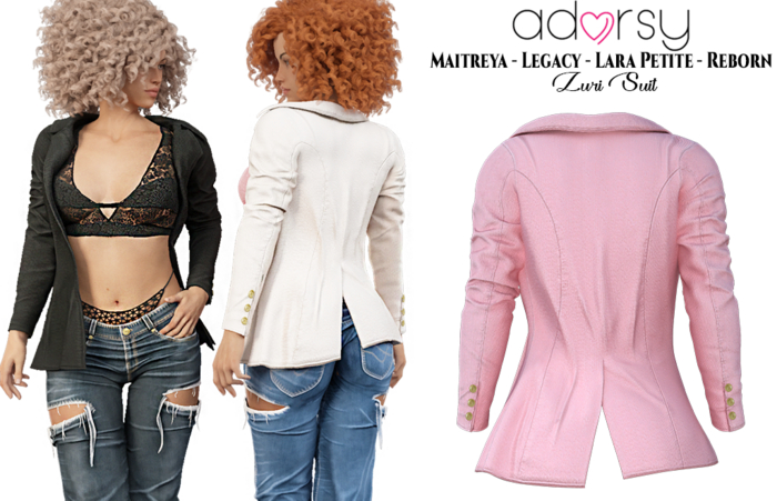 adorsy - Zuri Suit Pink - Maitreya/Legacy/Lara Petite/Reborn-Juicy