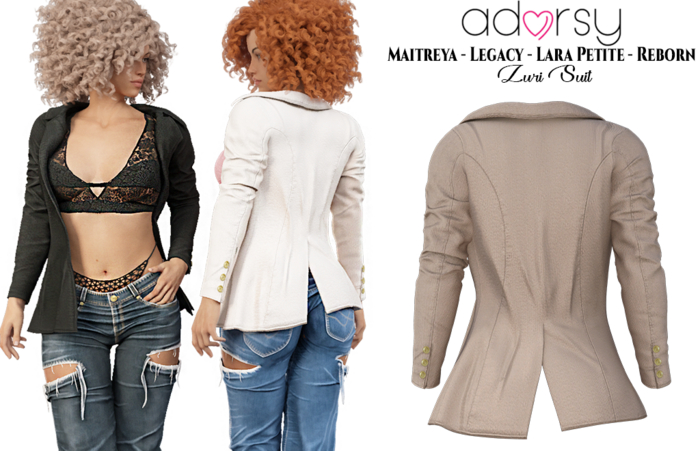 adorsy - Zuri Suit Brown - Maitreya/Legacy/Lara Petite/Reborn-Juicy