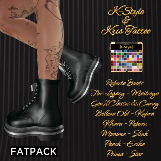 [K-Style] ROBERTA BOOTS - FATPACK