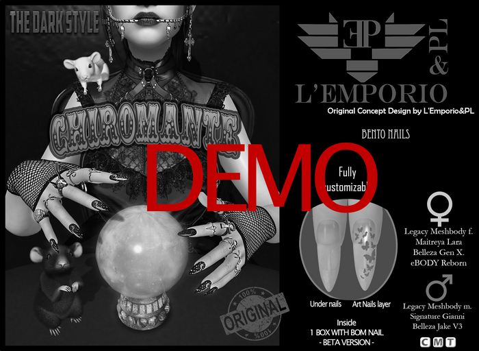 D*E*M*O L'Emporio&PL::*Chiromante*::Nails Female size