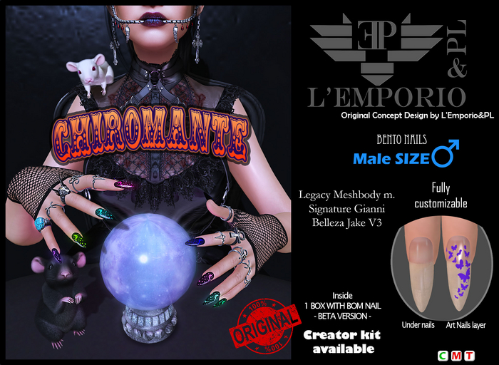 L'Emporio&PL::*Chiromante*::Nails Male size