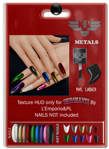 L'Emporio&PL_Nail Polish::*Chiromante*::-METAL-Texture HUD