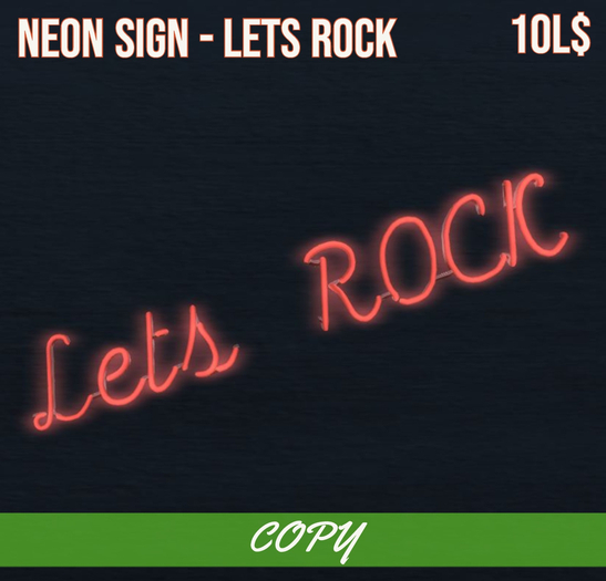[Bits & Bytes] - Neon Sign - Lets Rock
