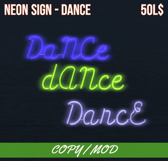 [Bits & Bytes] - Neon Sign - Dance