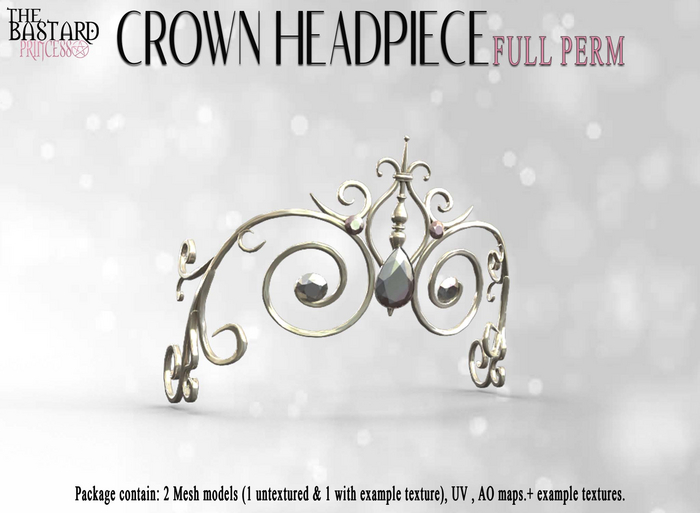 The Bastard Princess - Crown Headpiece Full Perm