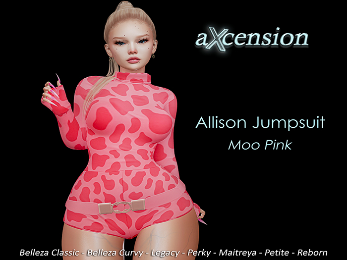 aX: Allison Jumpsuit Moo Pink