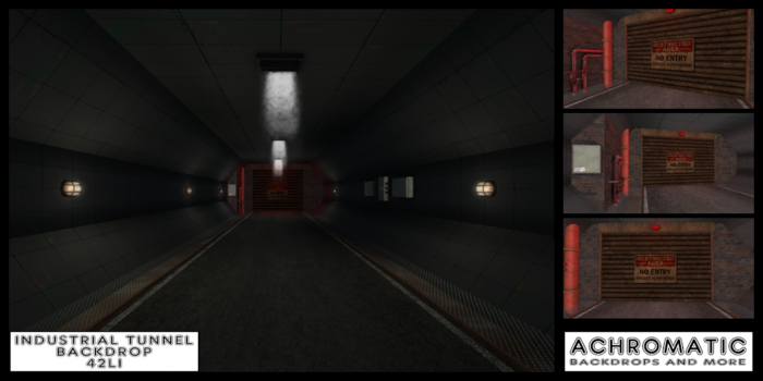 [A] Industrial Tunnel Backdrop