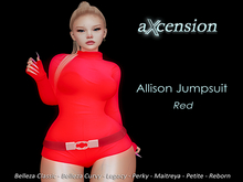 aX: Allison Jumpsuit Red