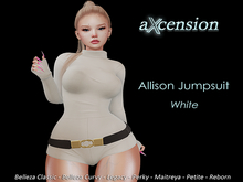 aX: Allison Jumpsuit White