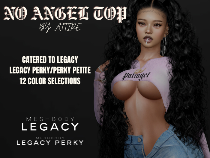 ! {Attire } No Angel Top FATPACK