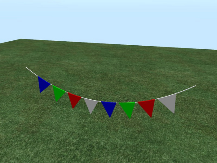 TM Triangle Flag Banner