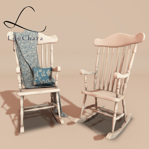 LouChara Let It Snow Rocking Chairs