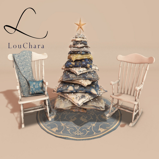 LouChara Let It Snow Living Room 