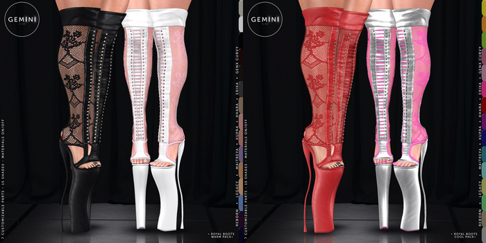 Gemini -Royal Boots- 2PACK (Add me)