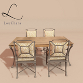 LouChara Noelle Dining Table and Chairs 