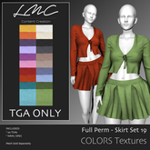 LMC TGA - Colors - Textures for the LMC Skirt Set 19 -