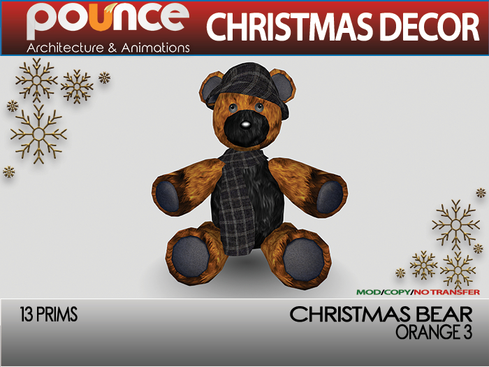 POUNCE - Orange Bear 3