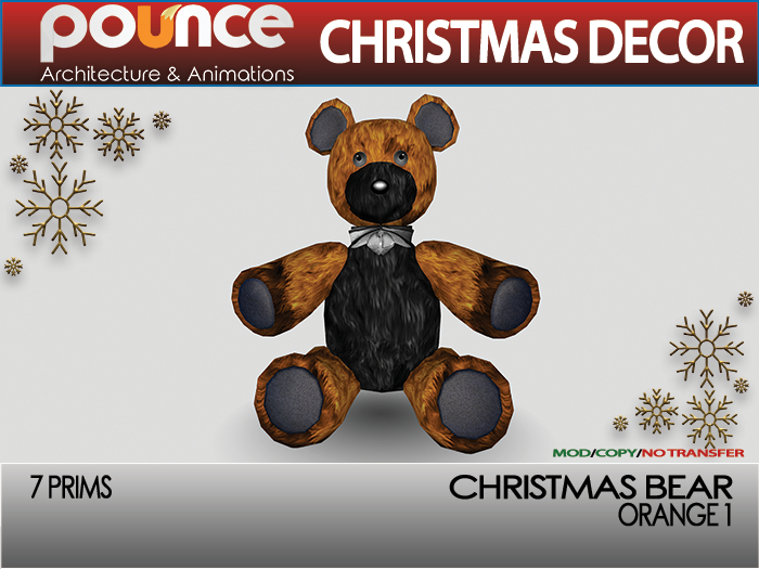 POUNCE - Orange Bear 1
