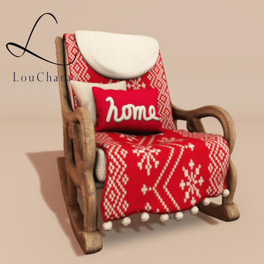 LouChara Cosy Holiday Rocking Chair 