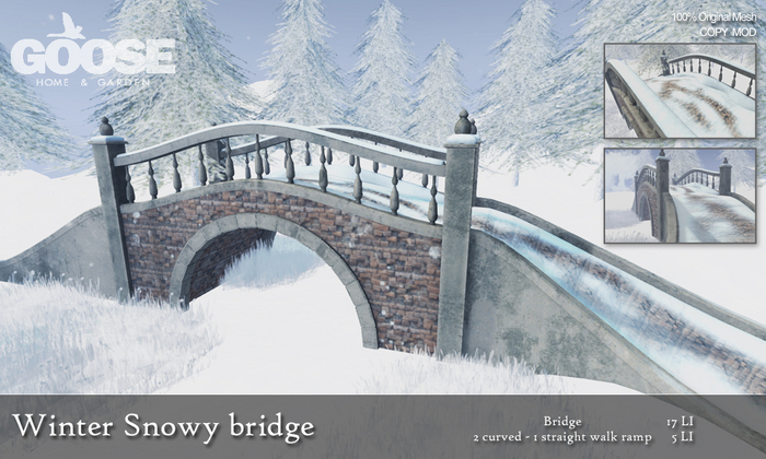 GOOSE - Winter Snowy bridge