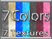 Zoy Texture [ Scratched Metal 05 ] 7 Colors