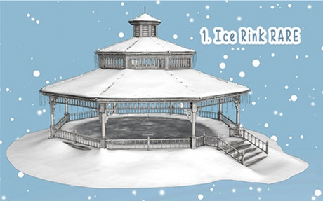 Second Life Marketplace - 1.Sese - Gazebo Winter Ice Rink - Ice Rink RARE
