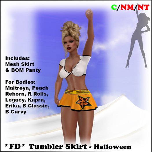 *FD* Tumbler Skirt Set [Boxed] Halloween