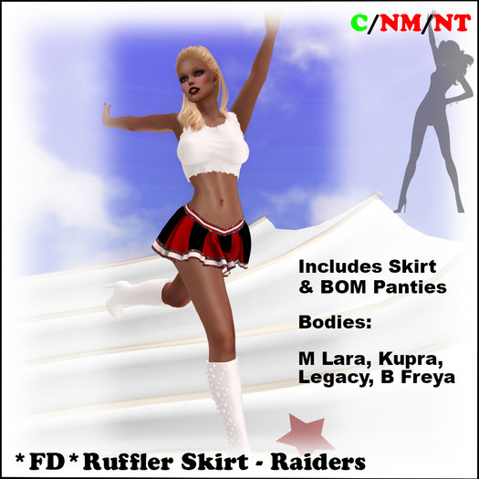 *FD* Ruffler Skirt [BOXED] Raiders