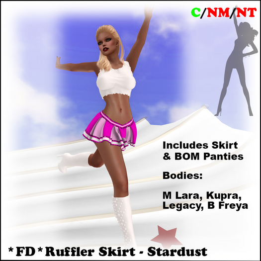 *FD* Ruffler Skirt [BOXED] Stardust
