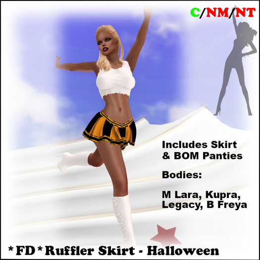 *FD* Ruffler Skirt [BOXED] Halloween