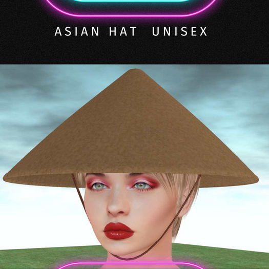"MB" asian hat