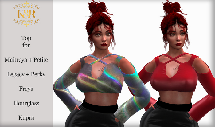 Demo Karola Top for,  Legacy, Kupra, Maitreya, Freya, HG