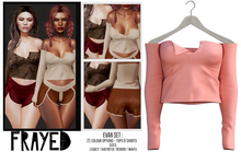 Frayed - Evan Top - Coral