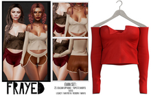Frayed - Evan Top - Red
