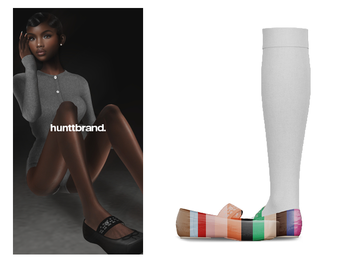 [HUNTT] - Georgette Ballet Slipper - FATPACK