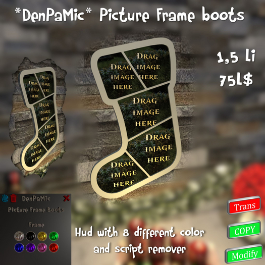 *DenPaMic* Picture Frame boots