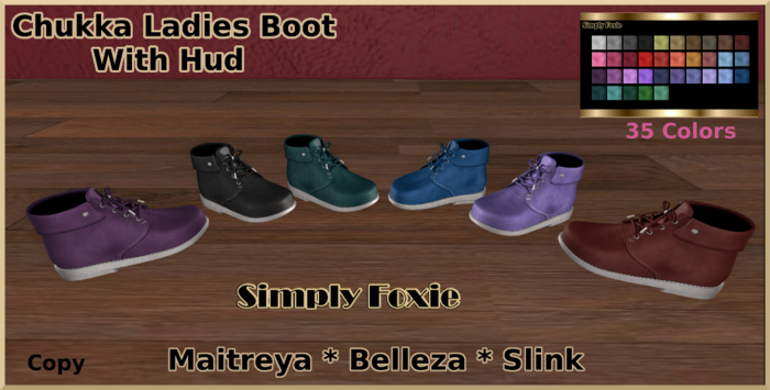 Chukka Ladies Boot With Hud (Boxed)