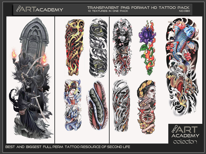 @PAA - Tattoo Texture Pack 80