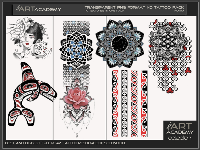 @PAA - Tattoo Texture Pack 100