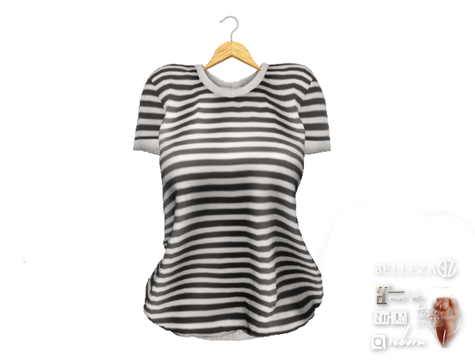 {amiable}Mesh Basic Fit Short Sleeve Tee Shirt03